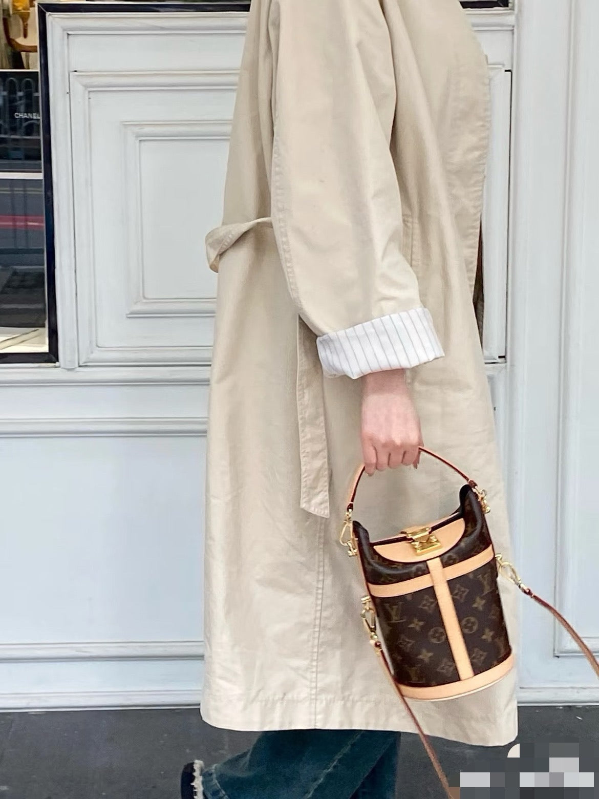 Louis Vuitton Monogram Runway Bucket Bag (Fries Bag) - Excellent Condition