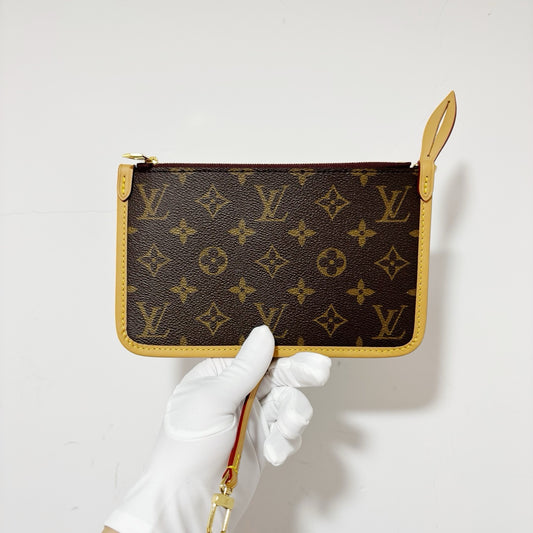 Louis Vuitton Carryall Pouch / Clutch - Monogram Canvas (Unused / Detachable Pochette)