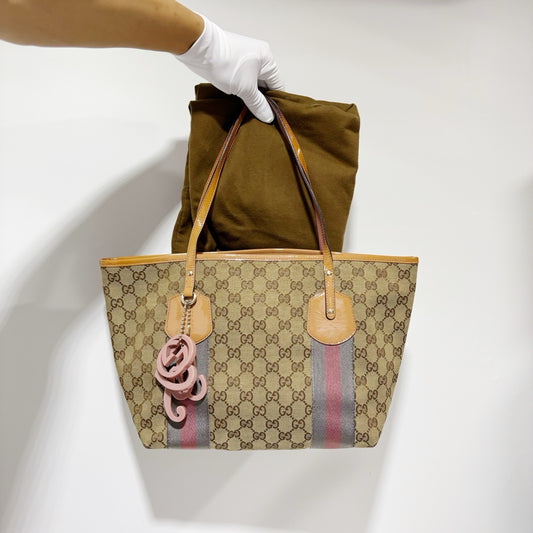Gucci Monogram Classic Tote Bag - Spacious Handbag & Shoulder Bag