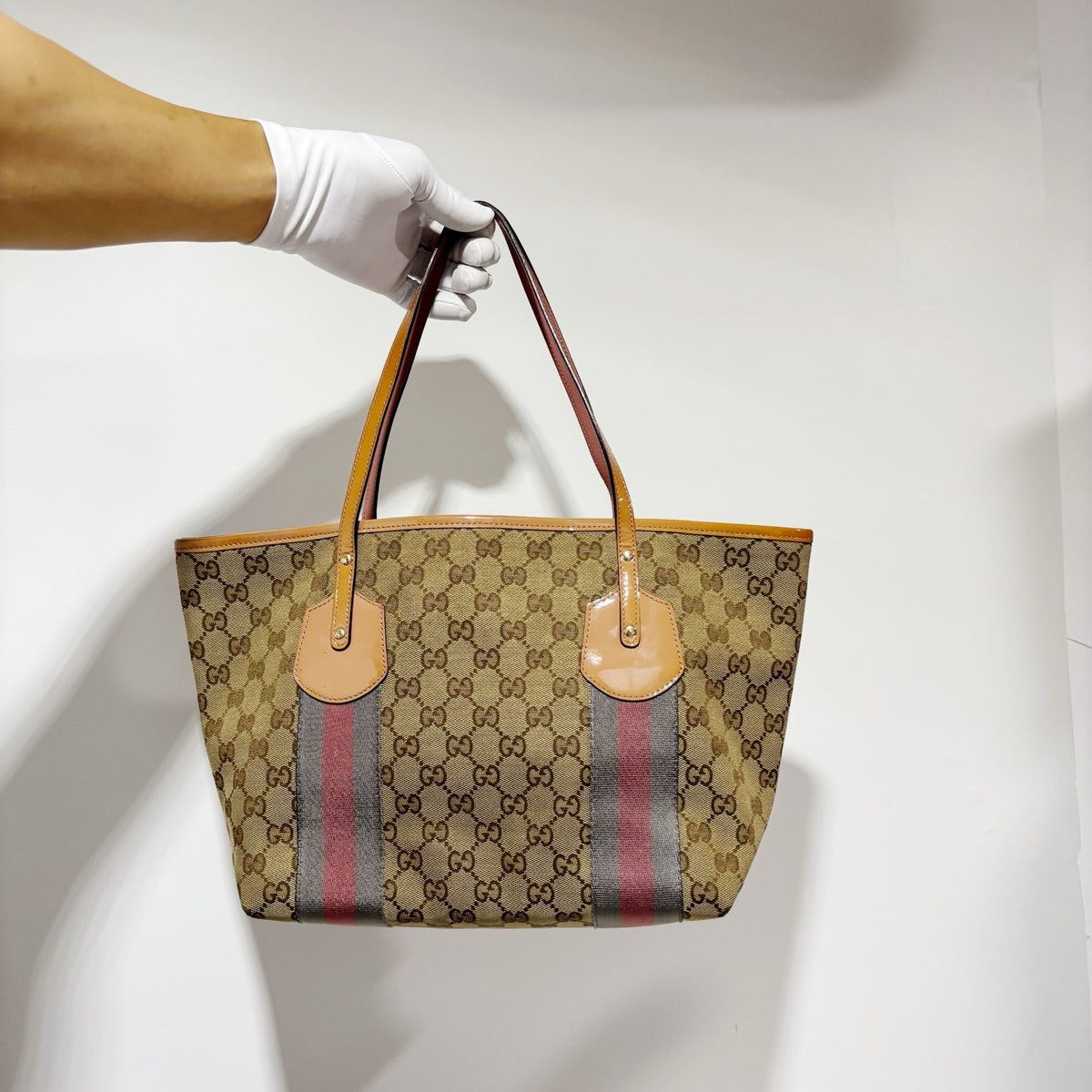 Gucci Monogram Classic Tote Bag - Spacious Handbag & Shoulder Bag