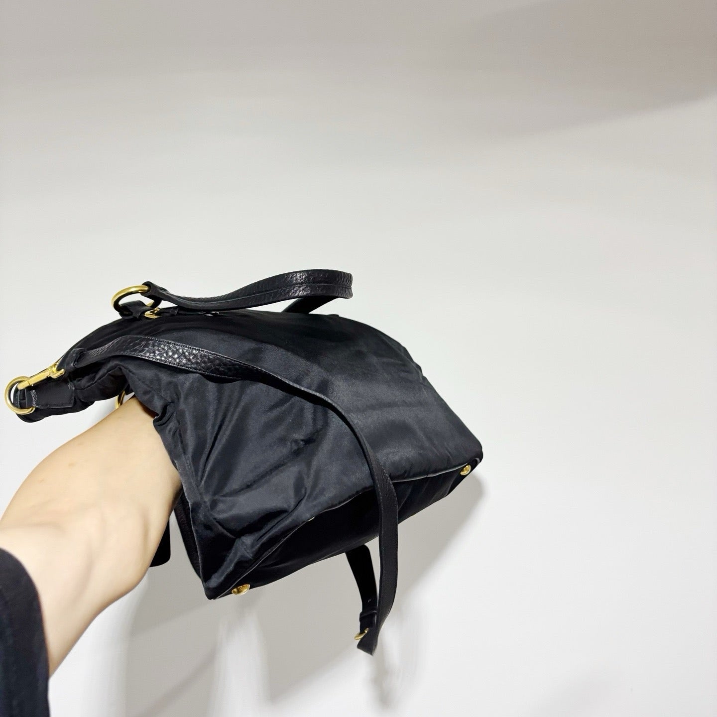 Prada Black Nylon Tote Bag - Excellent Condition (Fits 13" Laptop)