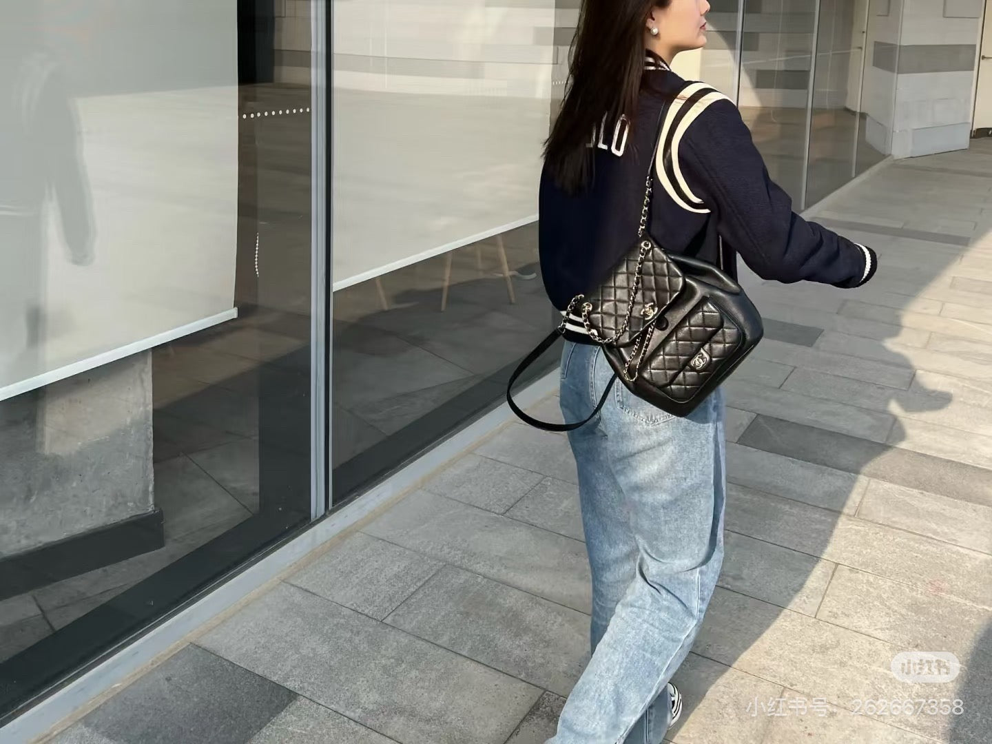 Chanel 24K Large Duma Backpack - Black Calfskin