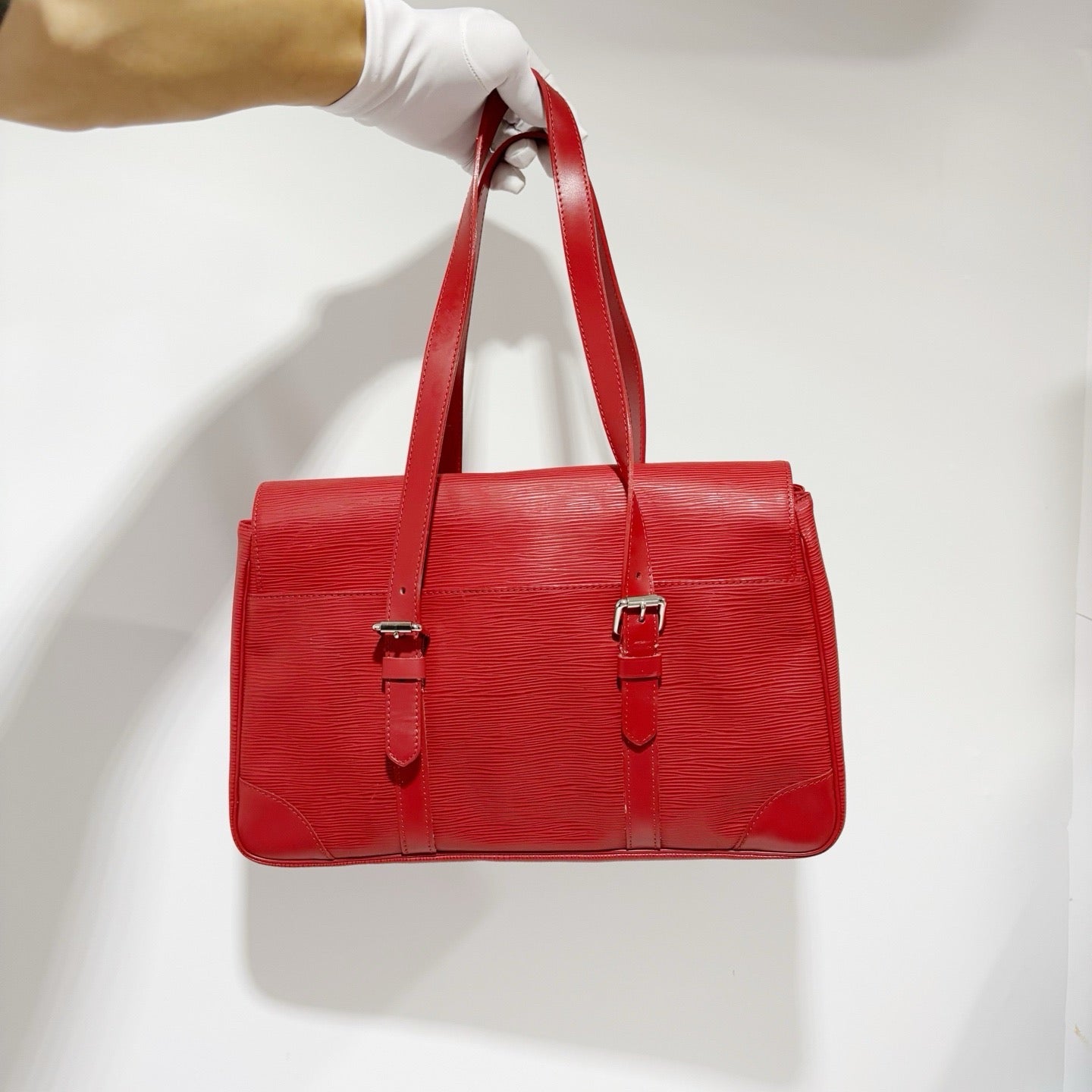Louis Vuitton Epi Leather Segur Handbag - Red (Collector's Condition)