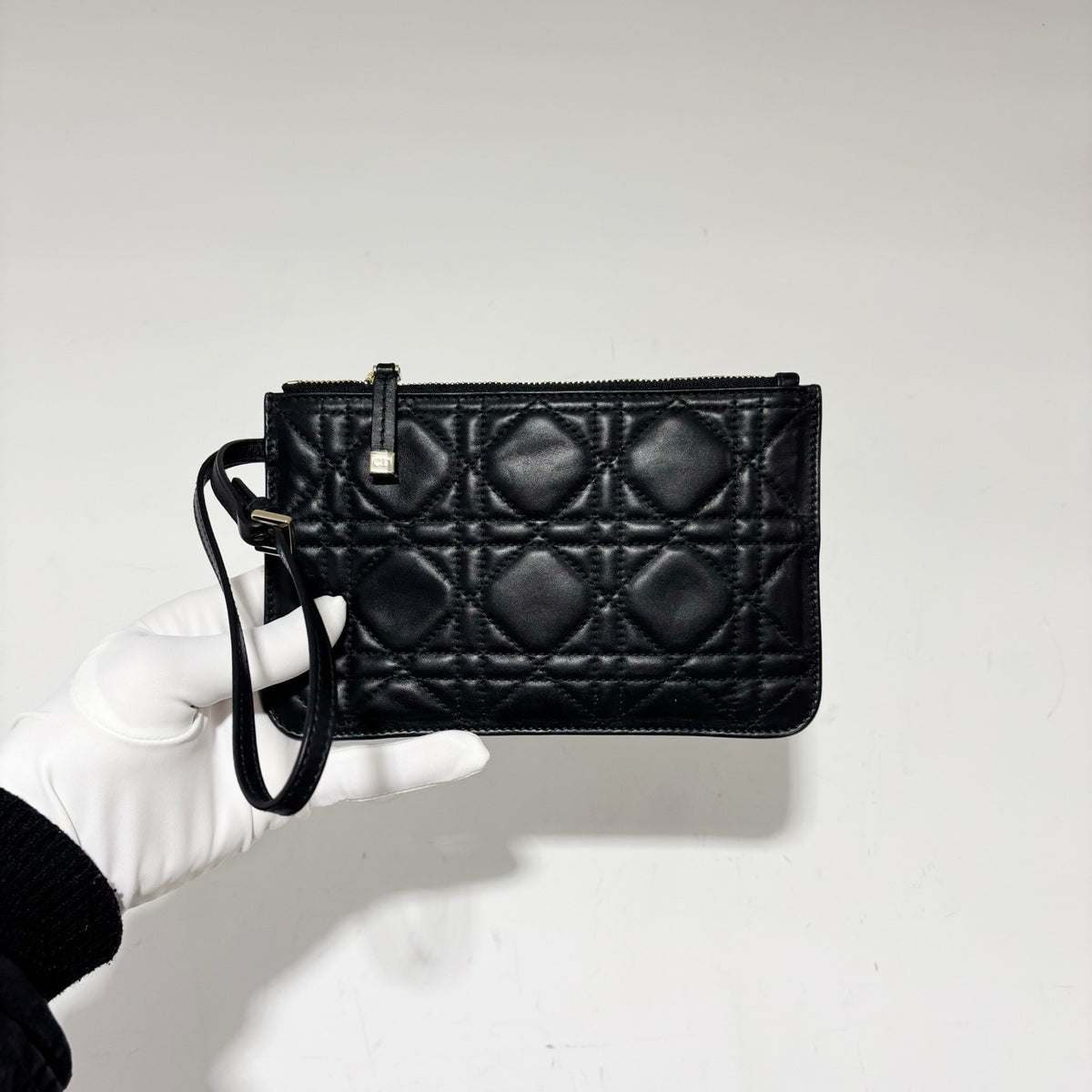 Dior Toujours Medium Tote - Black Supple Leather with Gold Hardware